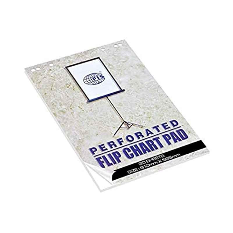 FIS 585x810mm 80 GSM 20 Sheets Flip Chart Pads