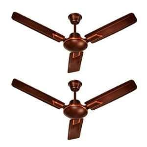 Altino Magnum 50W Glossy Brown Ceiling Fan, Sweep: 1200 mm (Pack of 2)