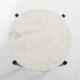 AVA Designz Marble Top White & Grey Side Table