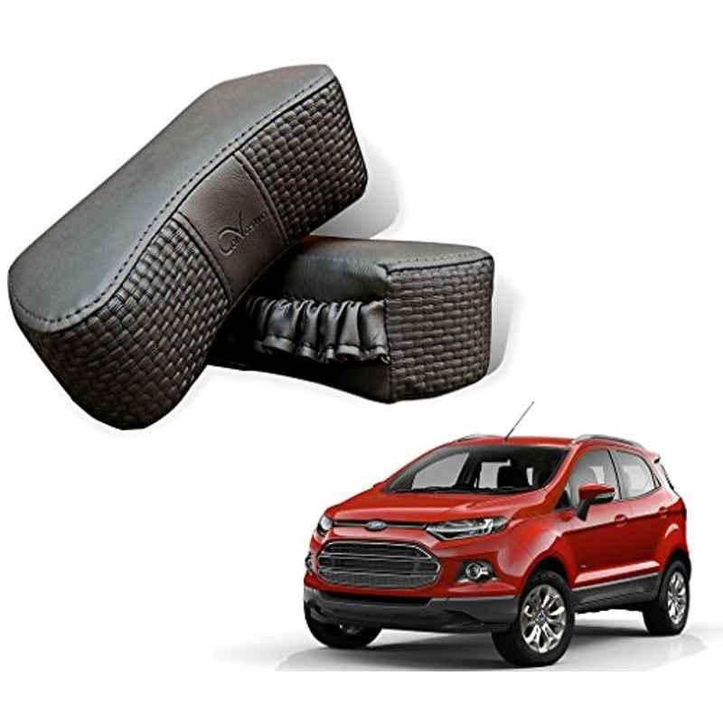Kozdiko 2 Pcs Memory Foam Grey Car Vastra Neck Rest Cushion Set for Ford Ecosport, koz_5381
