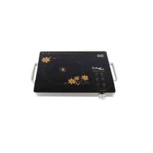 Sigri-Wala 2200W Touch Panel Black & Silver Radiant Cooktop