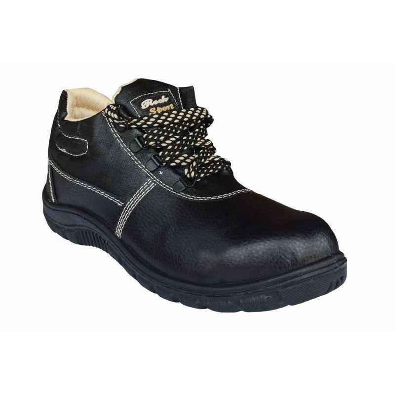 JK Steel JKP047BLK Steel Toe Black Work Safety Shoes, Size: 10