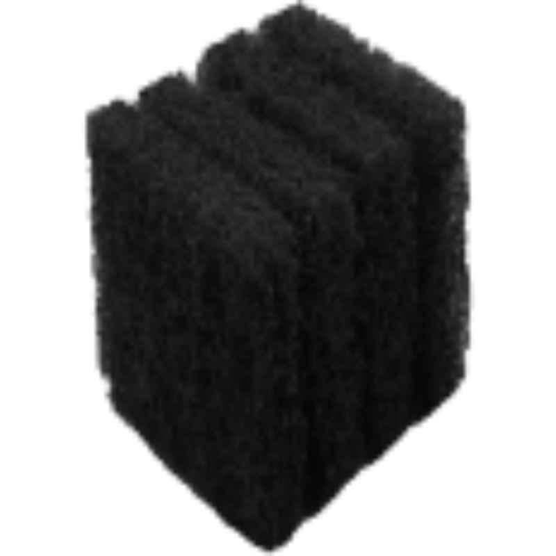 2.5x3.7 inch Black Thick Scourer Pad (Pack of 6)