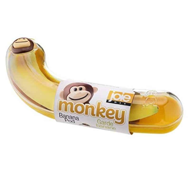 Joie 77711 Plastic Yellow Monkey Banana Storage Pod, 22.9x8.3x4.4 cm