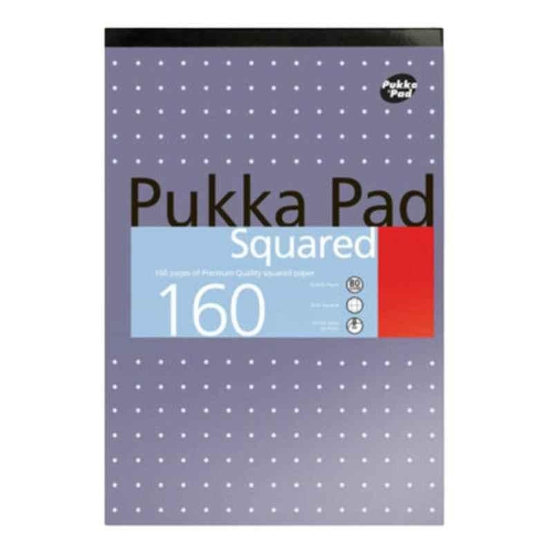 Pukka Pad Squared A4 80 GSM 160 Sheets Purple Squared Paper