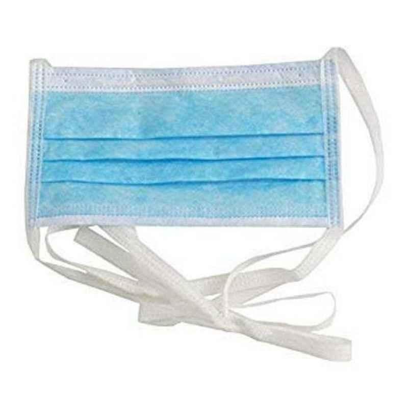 3 Ply Blue Disposable Mask for Face Protection (Family Pack of 10)