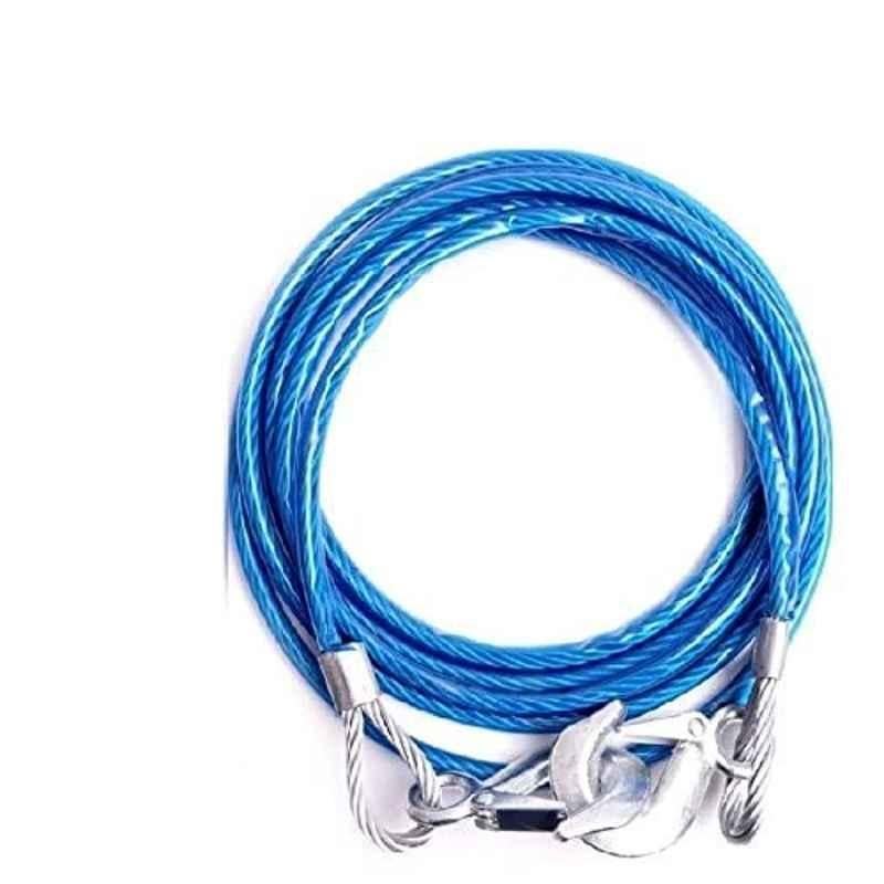 Kozdiko 8mm 3 Ton Blue Car Emergency Towing Rope for Toyota Quails
