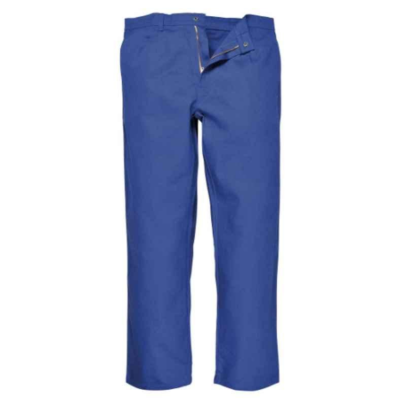 Utexbel RPPLPL03 Lava Pro 265 GSM Fire Retardant Royal Blue Trousers with FR Reflective Tape, Front Closing & Zipper