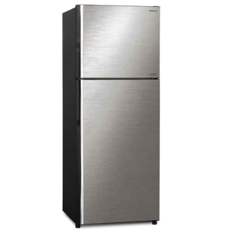 Hitachi 443L Brilliant Black Top Mount Inverter Refrigerator, RV550PUK8KBSL
