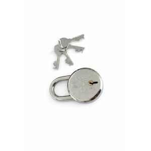 DELKO Rock 75mm 9 Lever Round Padlock with 4 Keys, DPR-0253 (Pack of 6)