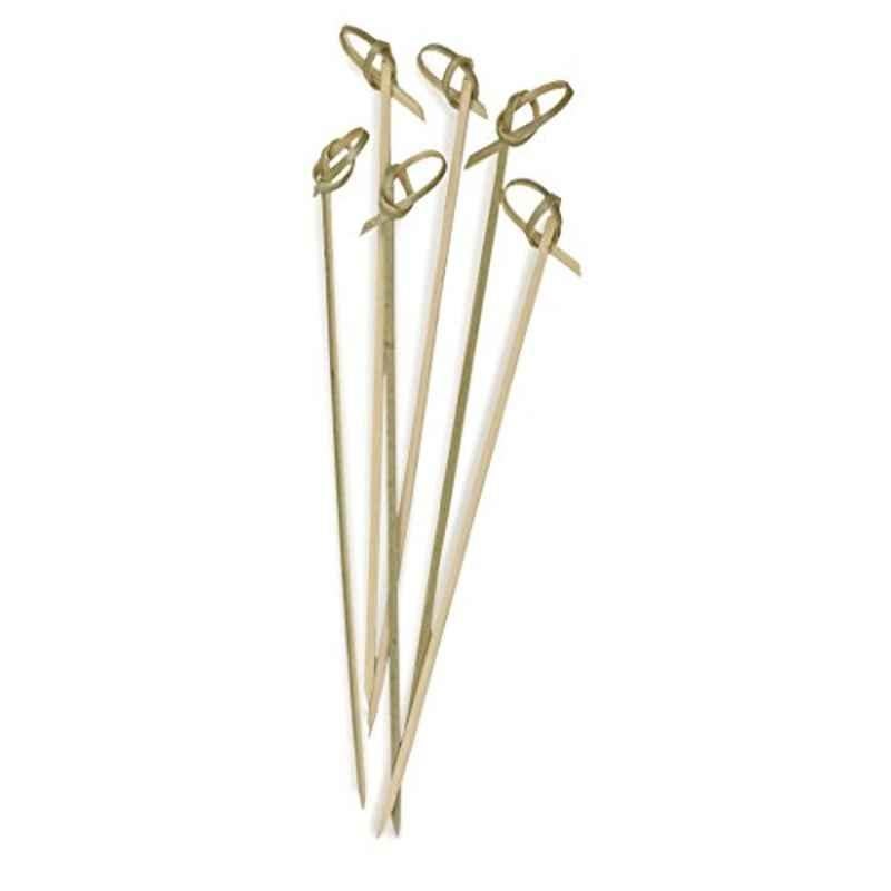 RSVP Endurance BOO-K6 50 Pcs 6.5 inch Bamboo Appetizer Knot & Cocktail Picks Set