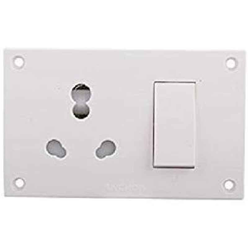Anchor Penta Ivory SS Combined With 4 Fixing Holes 51238 240V