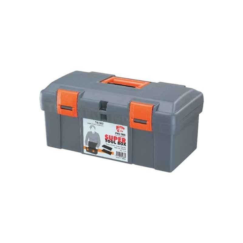 Protech Grey & Orange Tool Box, TB-902