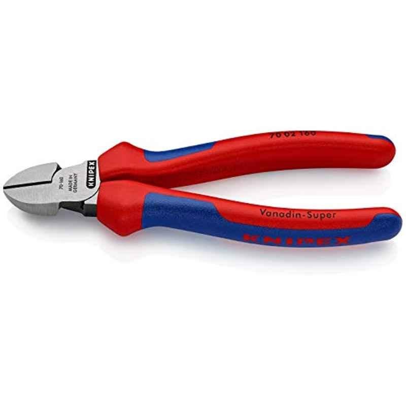 Knipex Tools Diagonal Cutter, 160 mm, 70 02 160 Sb, 6 PCS