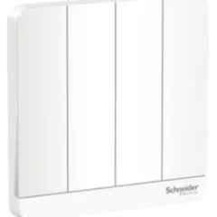 Schneider Electric AvatarOn E8334L1_WE_G8 4 Gangs Switches 16AX 250V 1 Way White