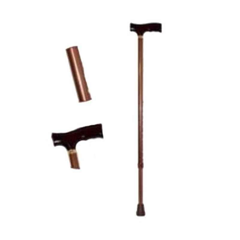 Shakuntla Adjustable Copper Colour Single Walking Stick