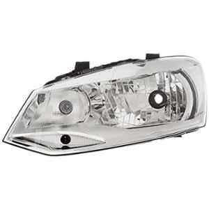 Uno Minda LHS Metallised Hard Coated Lens Headlight for Volkswagen Vento & Polo, HL-5594