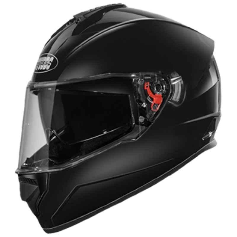 Studds Drifter Black Full Face Motorcycle Helmet, Size: L