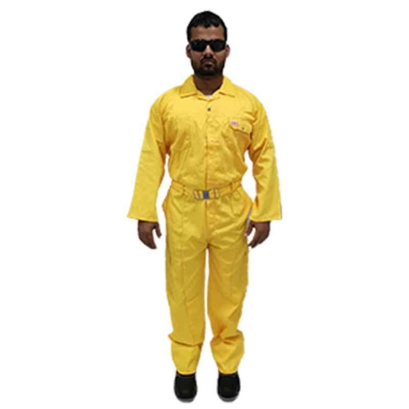 Taha Twill Yellow Coverall Size: XL