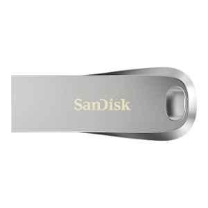SanDisk Ultra Luxe 64GB Type-A USB 3.2 Silver Pen Drive, SDCZ74-064G-I35