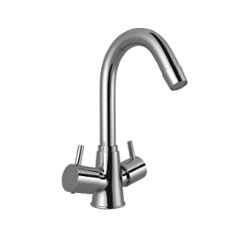 RN 1/2 inch Brass Ingot Nickel & Chrome Plated Flow Center Hole Basin Mixer