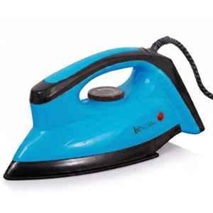 Illumia Electricals Aura 1000W Black & Blue Light Weight Dry Iron with Non-Stick Soleplate