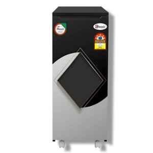 Classic Atta Chakki 2-in-1 Black Petal 8-10kg/hr 1HP Stainless Steel Fully Automatic Square Domestic Flour Mill for Grains & Masalas