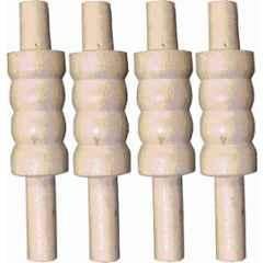 Matrica 9 inch Wooden Original & Certified Cricket Stump Bails (Pack of 4)