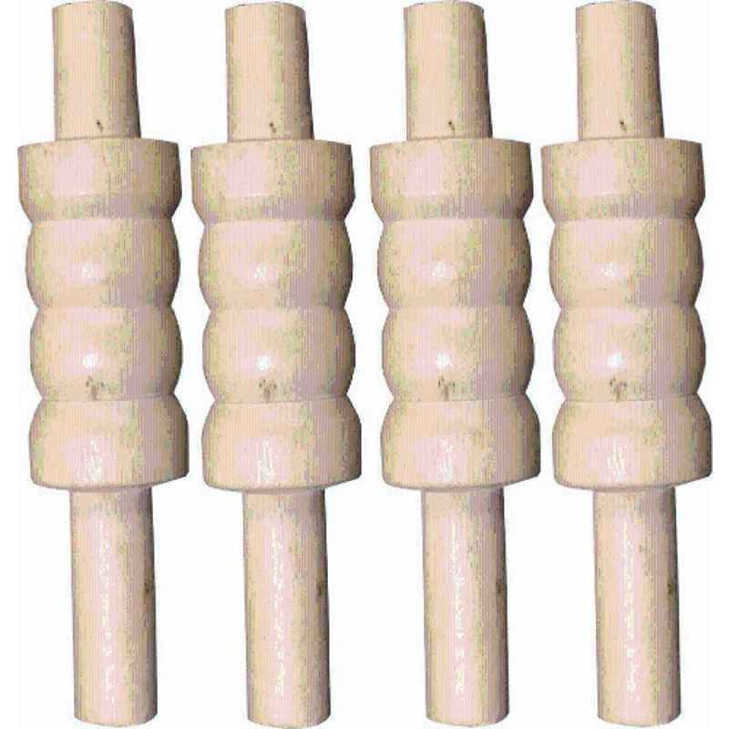 Matrica 9 inch Wooden Original & Certified Cricket Stump Bails (Pack of 4)