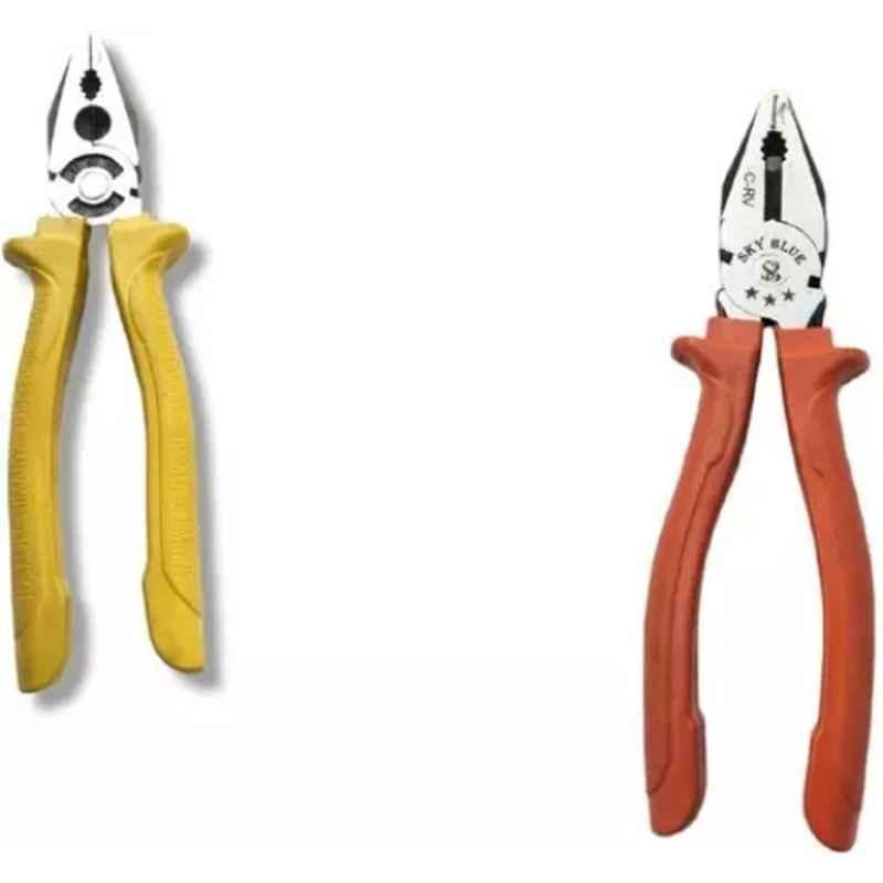 Sky Blue 2 Pcs 7.8 inch Stainless Steel Groove Plier Combo, SBE_PLIER_0089