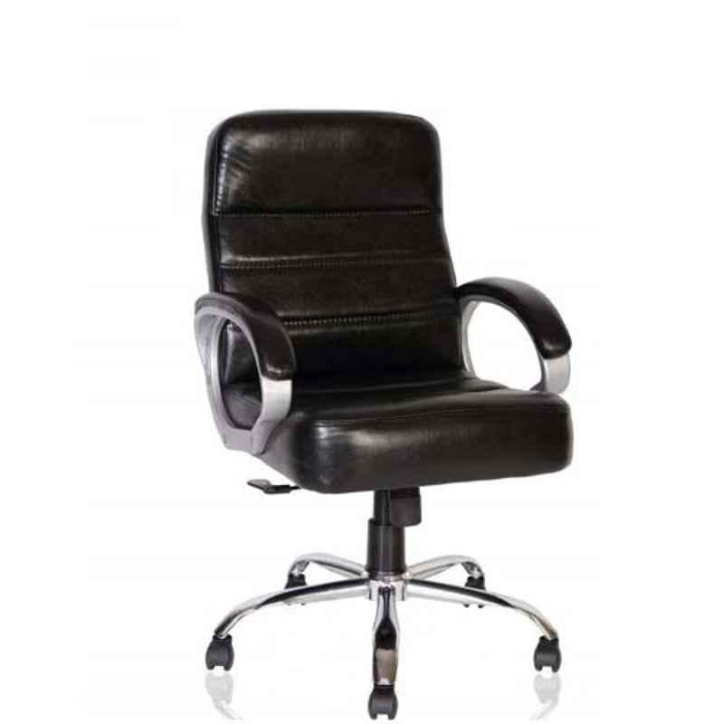 MRC Scorpio M067 Leatherette Black Mid Back Ergonomic Office Chair