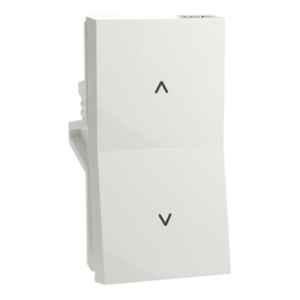 Schneider Electric Unica Pure 16A 2 Way Polycarbonate White Switch, UNS162SW1M_WE
