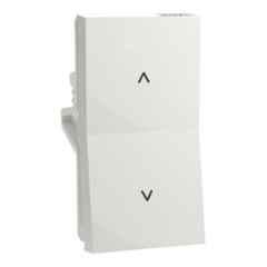 Schneider Electric Unica Pure 16A 2 Way Polycarbonate White Switch, UNS162SW1M_WE