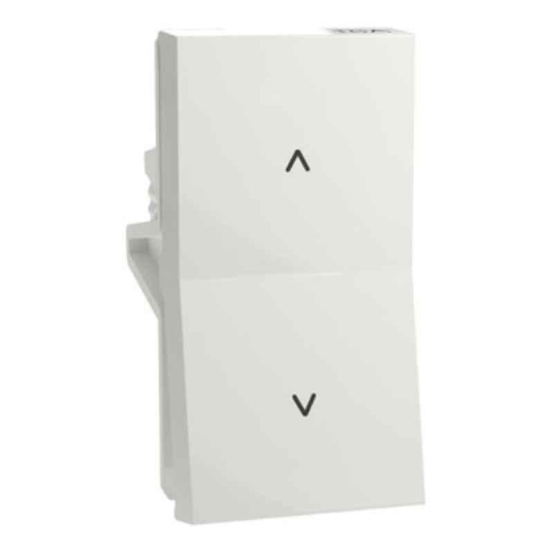 Schneider Electric Unica Pure 16A 2 Way Polycarbonate White Switch, UNS162SW1M_WE