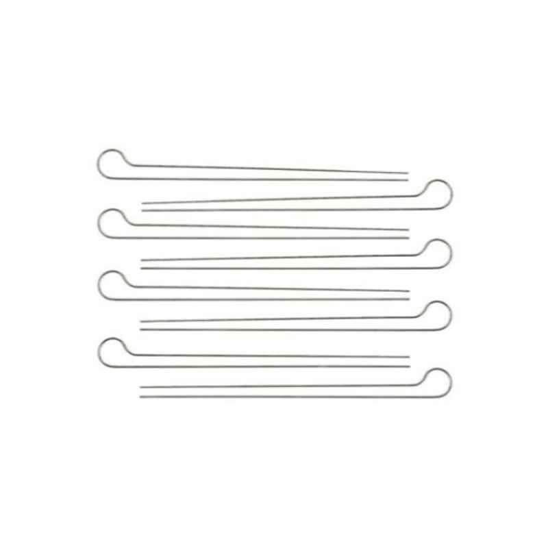 Weber 33cm Silver Double Skewers, 9990466491 (Pack of 8)