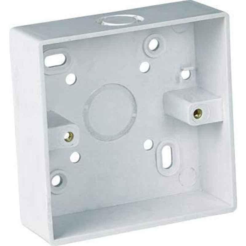 Reliable Electrical 3x3 inch PVC Socket Box