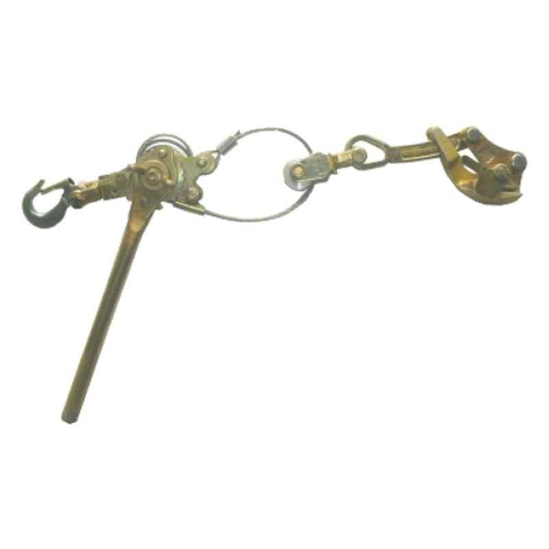 Lifmex 1000 kg Double Hand Ratchet Puller with Wire Grip, LRP1