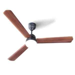 XUGA Celeste F2P 28W 5 Star 380rpm Oakwood BLDC 3 Blade Ceiling Fan with Remote & 5 Years Warranty on Motor, Sweep: 1200 mm