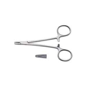 Forgesy NEO06 5 inch Silver Stainless Steel Baby Mayo Hegar Needle Holder Forceps