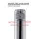 Marcoware ABS Matt Finish Black Flow Adjustable Health Faucet Set