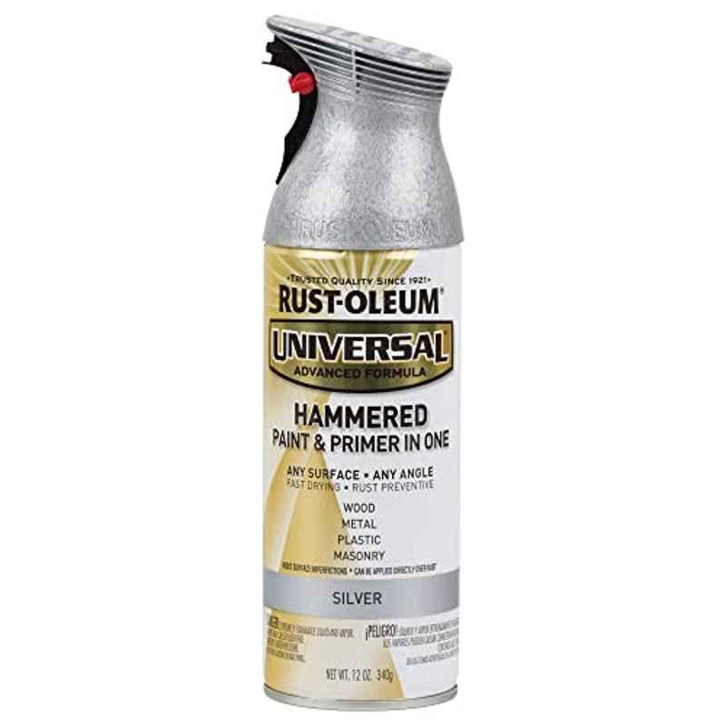 Rust-Oleum Universal 12oz Silver 245219 Hammered Spray Paint