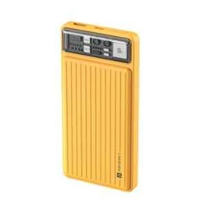 Portronics Luxcell 10K 22.5W 10000mAh Yellow Fast Charging Power Bank, POR 1989