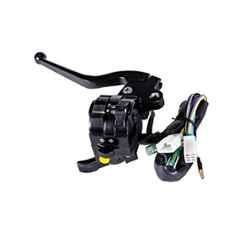 Uno Minda LHS Handle Bar Switch with Lever Assembly for TVS XL100, SW-0697A