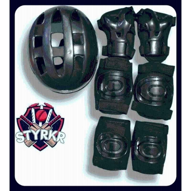 STYRKR Black Protective Guard Kit Skate & Cycling Protection Set 7-in-1 Cycling Kit Skating KitKIT-63