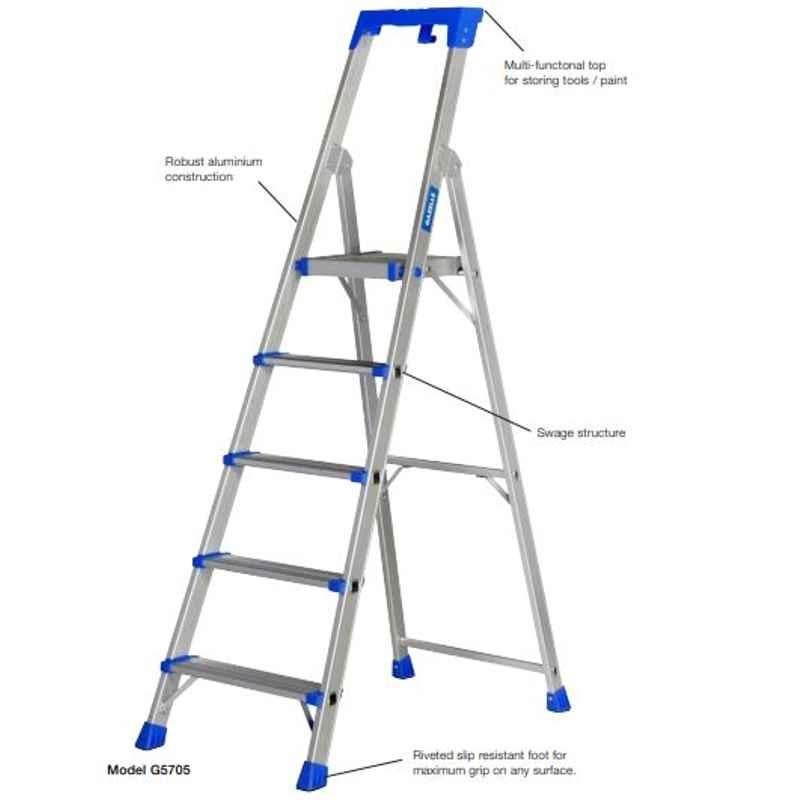 Gazelle 5ft Aluminium Platform Step Ladder, G5704