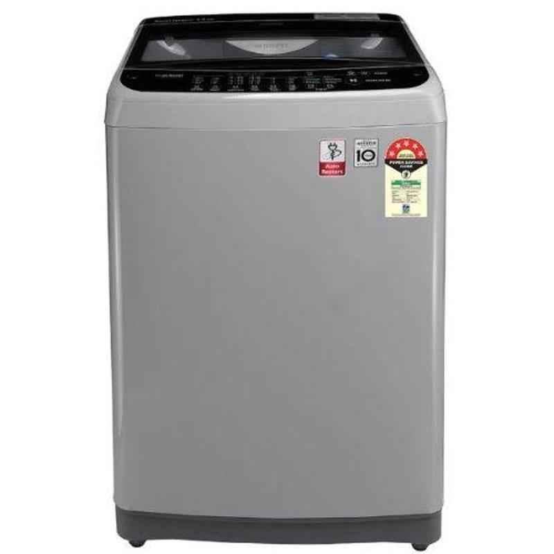 LG 9kg 5 Star Middle Free Silver Top Load Automatic Washing Machine, T90SJSF1Z