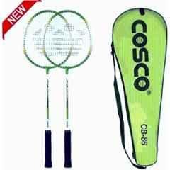 Cosco CB 86 150g Green Strung Badminton Racquet (Pack of 2)