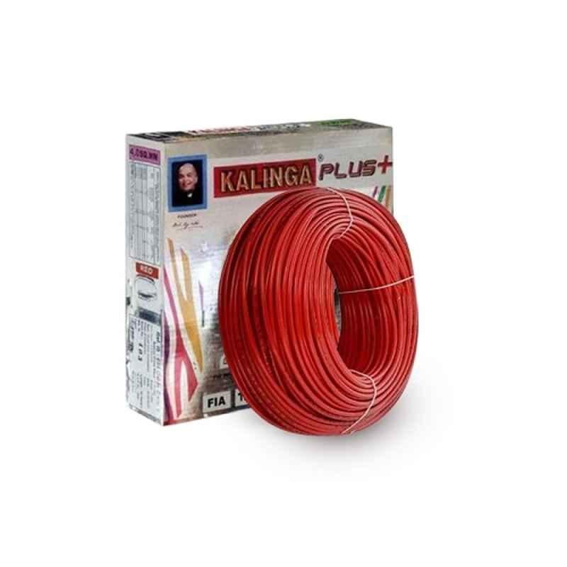 Kalinga Plus 6 Sqmm 90m Red FR PVC Housing Wire