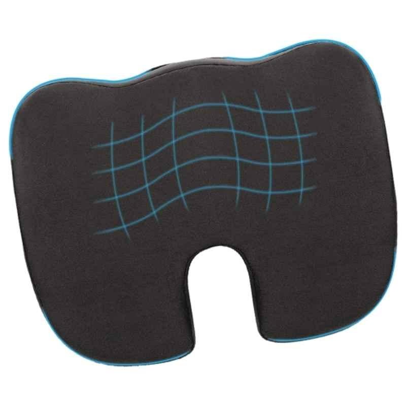 Kingsway Memory Foam Black Coccyx Seat Cushion Pillow for All Cars