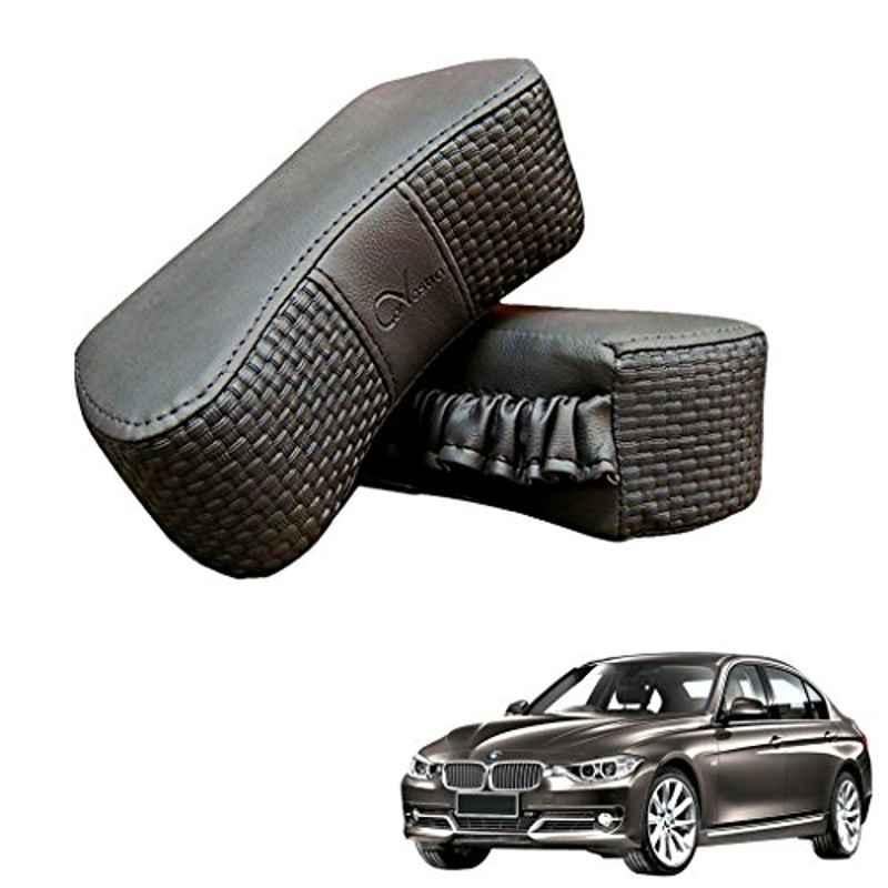 Kozdiko 2 Pcs Memory Foam Grey Luxurious Neck Rest Cushion Pillow Set for BMW 3 Series